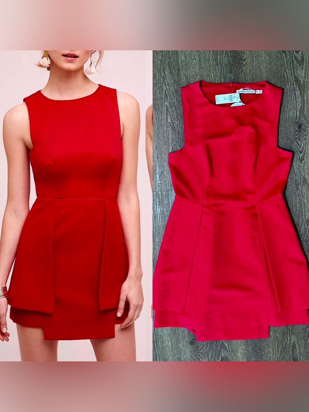 Finders Keepers Aurelia Red mini Dress SIZE m medium nwt